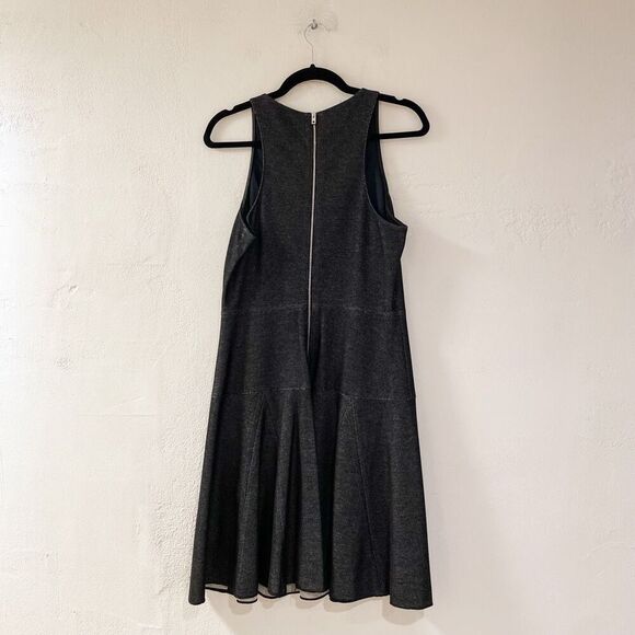 Rag & Bone Enigma Drop Waist Fit & Flare Dress in Black White Dot Size 10 - Picture 3 of 9